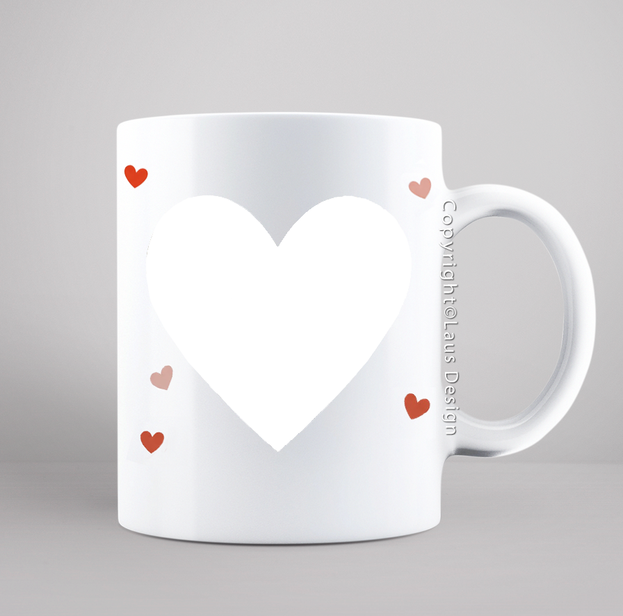 Mugg | Foto hjärta | Mors Dag