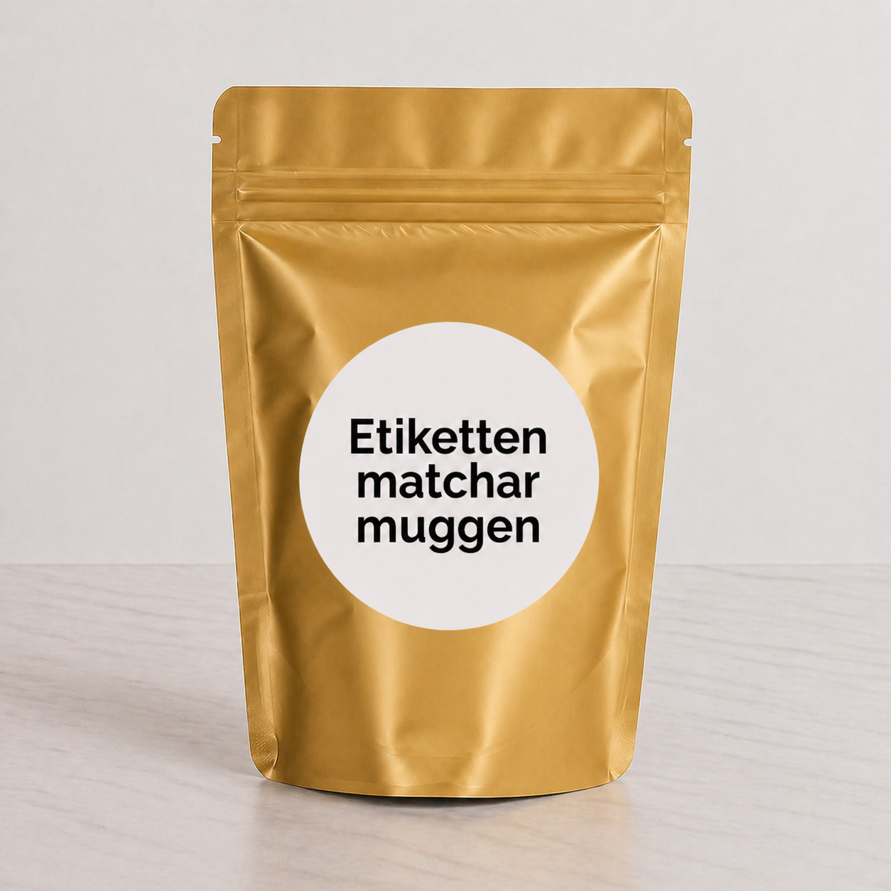 Personlig påse te | Matchar mugg