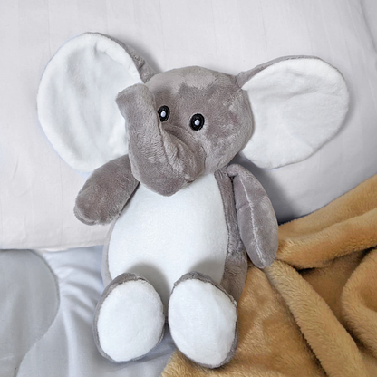 Söt Elefant Gosedjur | Valfri Text | Namn