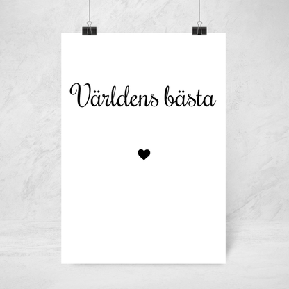 Poster - Världens Bästa #2