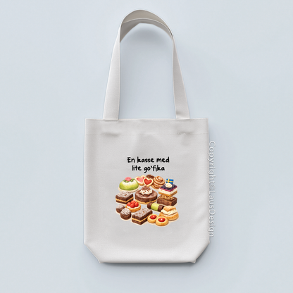 Tygkasse | Fika | Valfri text