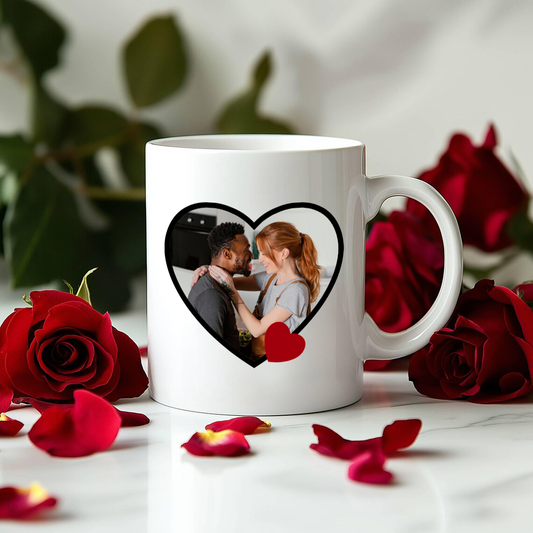 Mugg med foto och hjärta – Alla hjärtans dag‑present
Personlig fotomugg med hjärta – Alla hjärtans dag
Mugg med eget foto och hjärta – present till partner