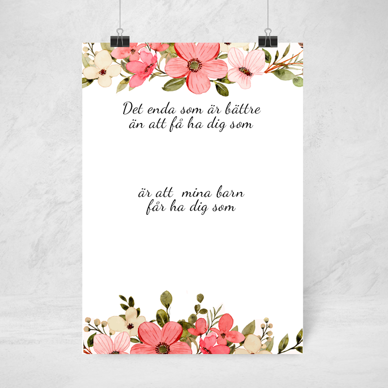 Poster - Mors Dag