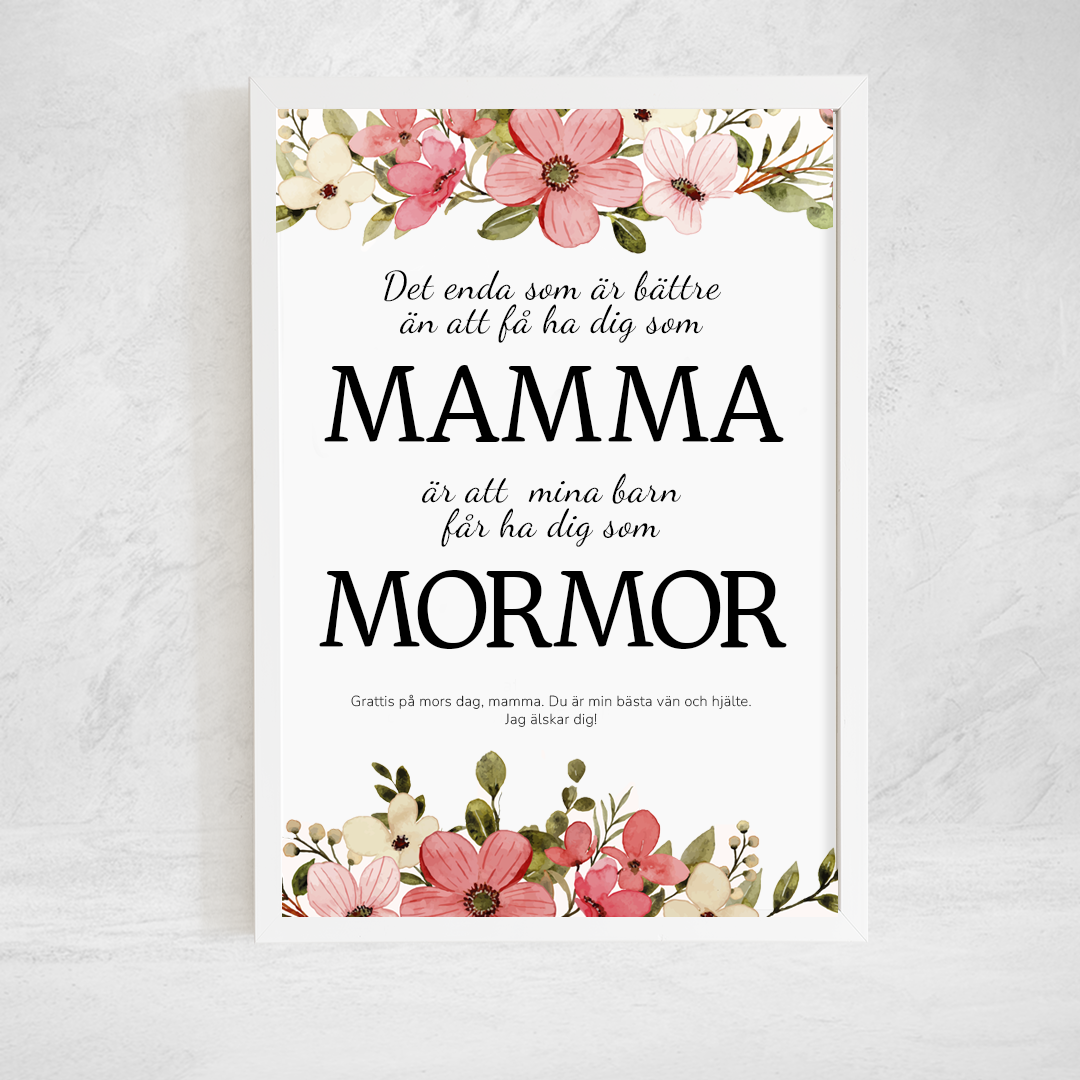 Poster - Mors Dag