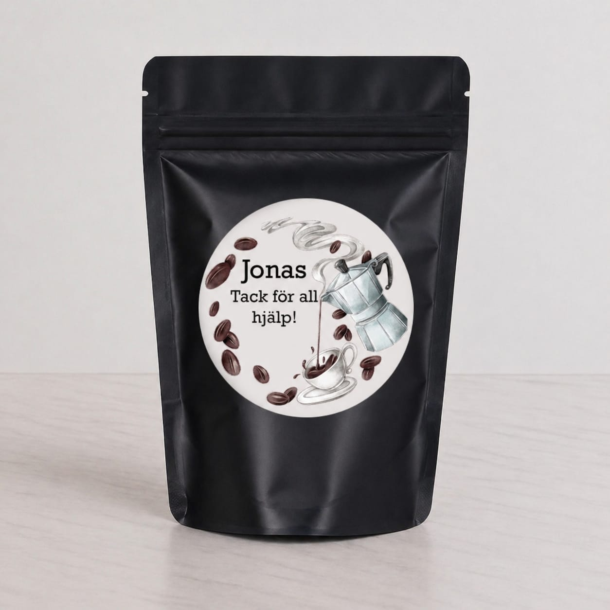Personlig Kaffe påse | Valfri text