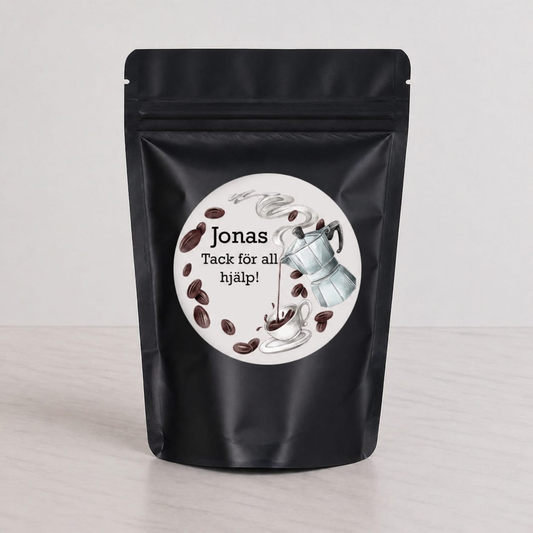 Personlig Kaffe påse | Valfri text