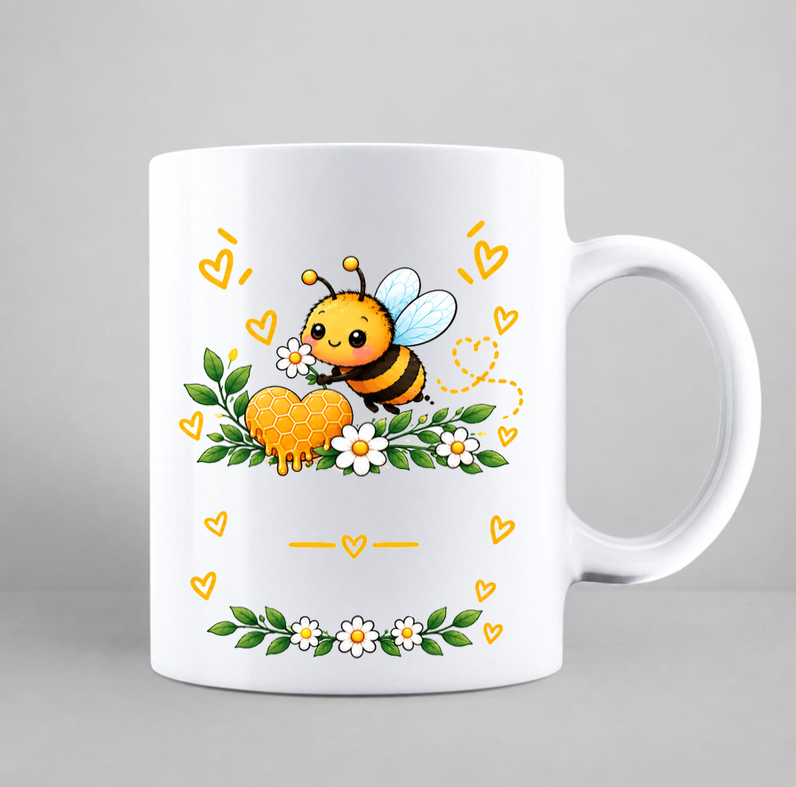 Mugg | Honungsbi | Hjärta