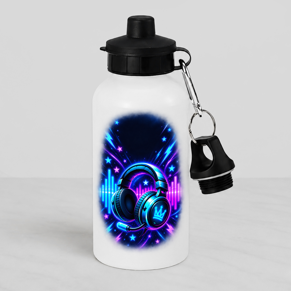 Vattenflaska | Neon Gamer | Namn