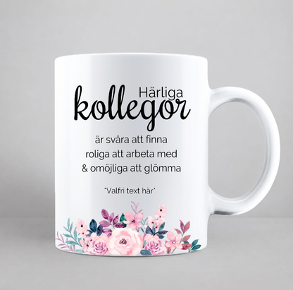 Personlig Mugg | Kollega | Perfekt Present till Arbetskamrat eller Kollegor