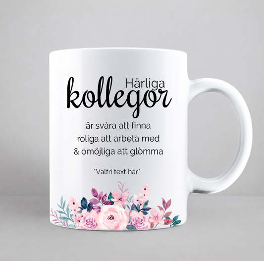 Personlig Mugg | Kollega | Perfekt Present till Arbetskamrat eller Kollegor