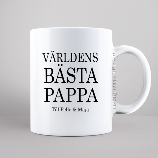 Mugg med bild på pappa – Unik gåva till Fars dag