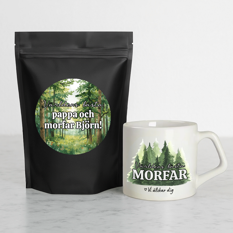 Presentpaket | Kaffe & Mugg | Skog