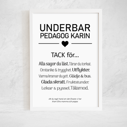 Poster - Pedagog