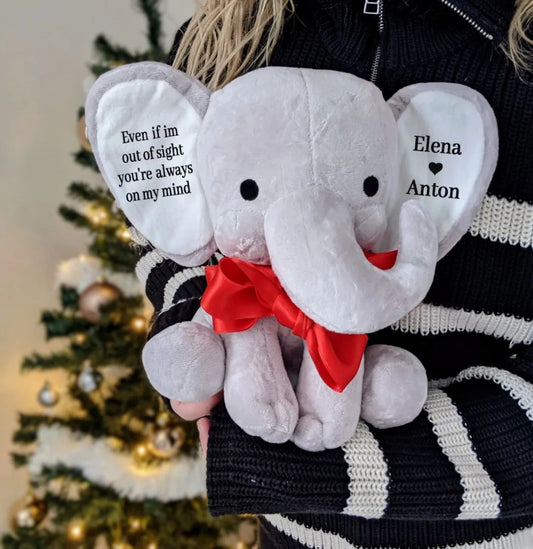 Elefant Gosedjur | Valfri Text | Namn