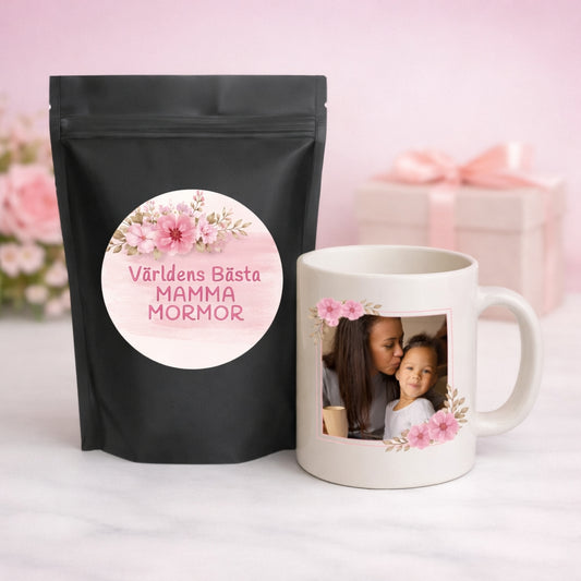 Presentpaket | Kaffe & Mugg | Foto | Text