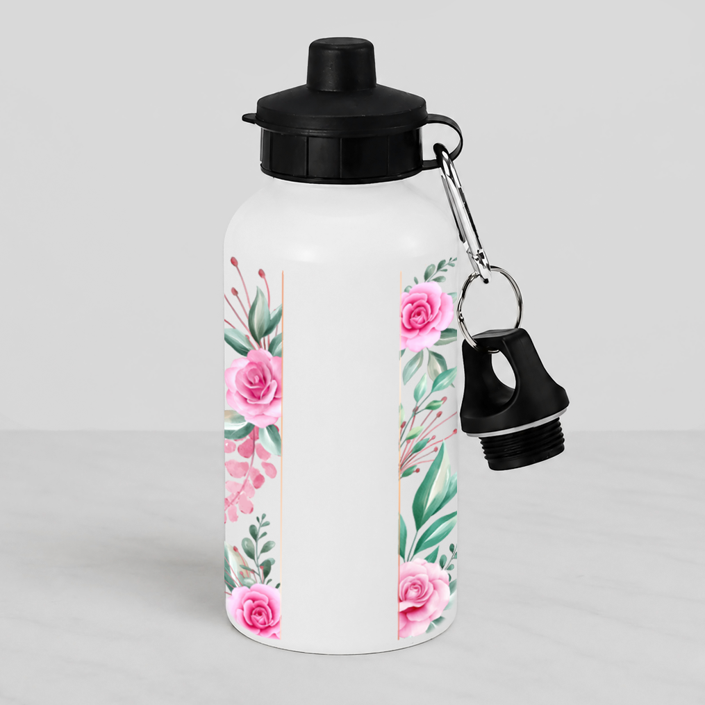 Vattenflaska | Blommor