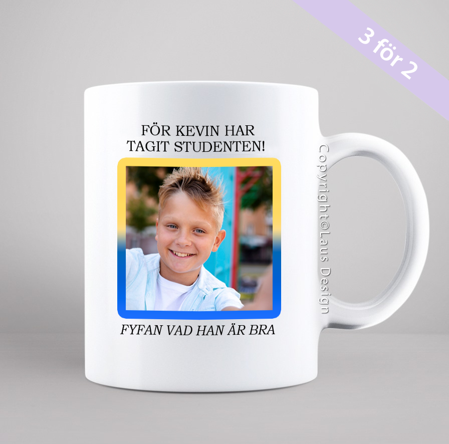Studentmugg med Foto