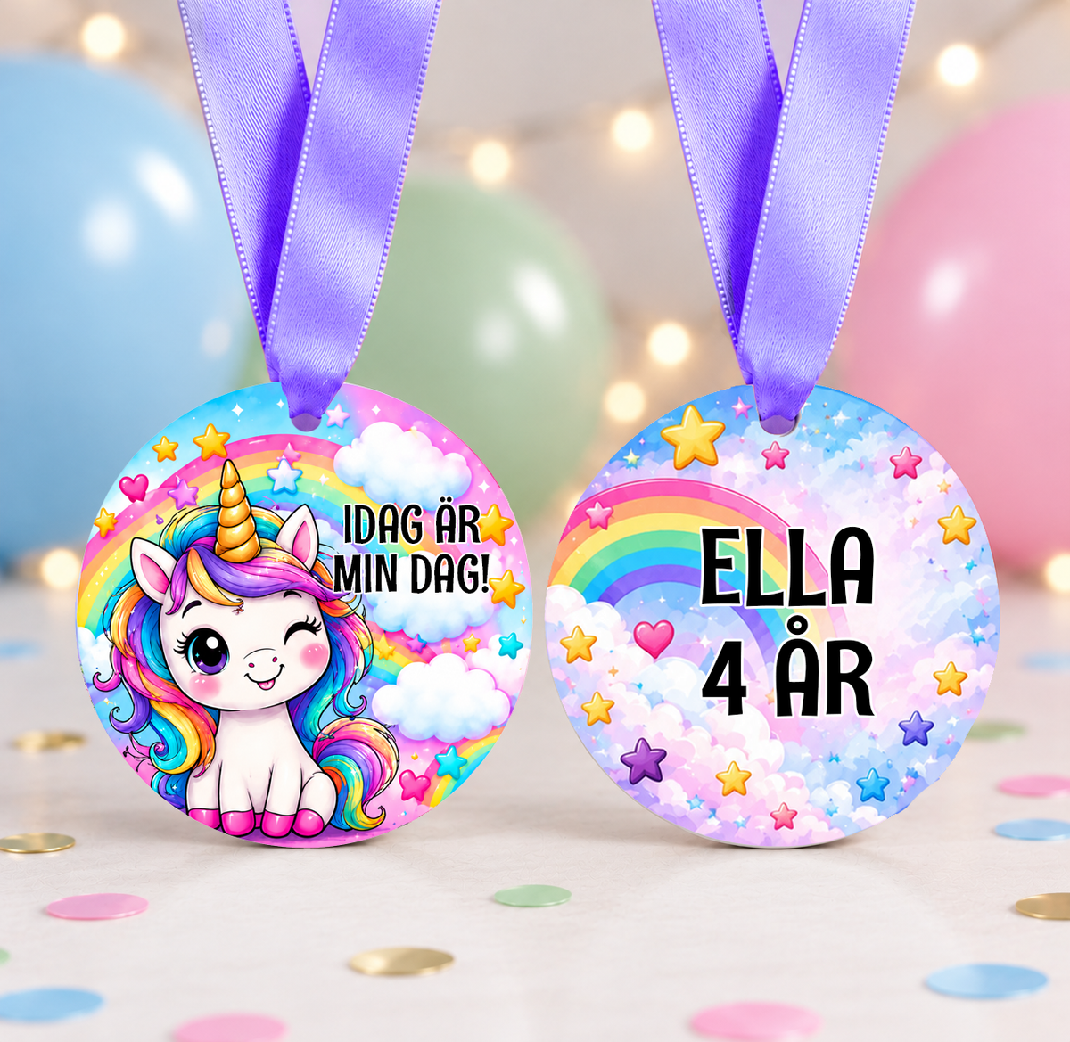 Medalj | Födelsedag | Unicorn