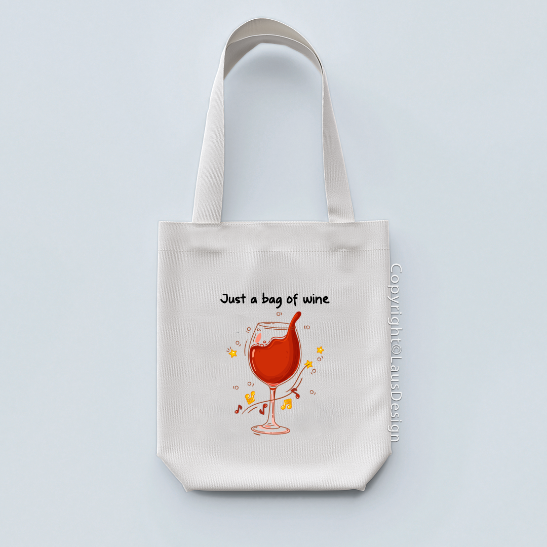Tygkasse | Winebag | Valfri text