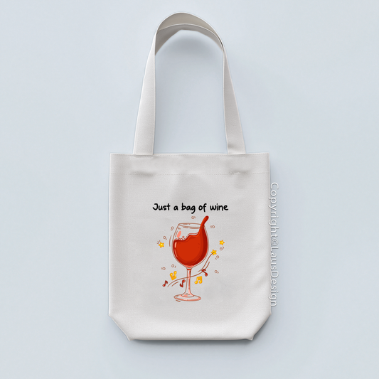 Tygkasse | Winebag | Valfri text