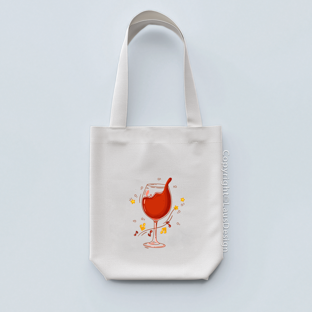 Tygkasse | Winebag | Valfri text