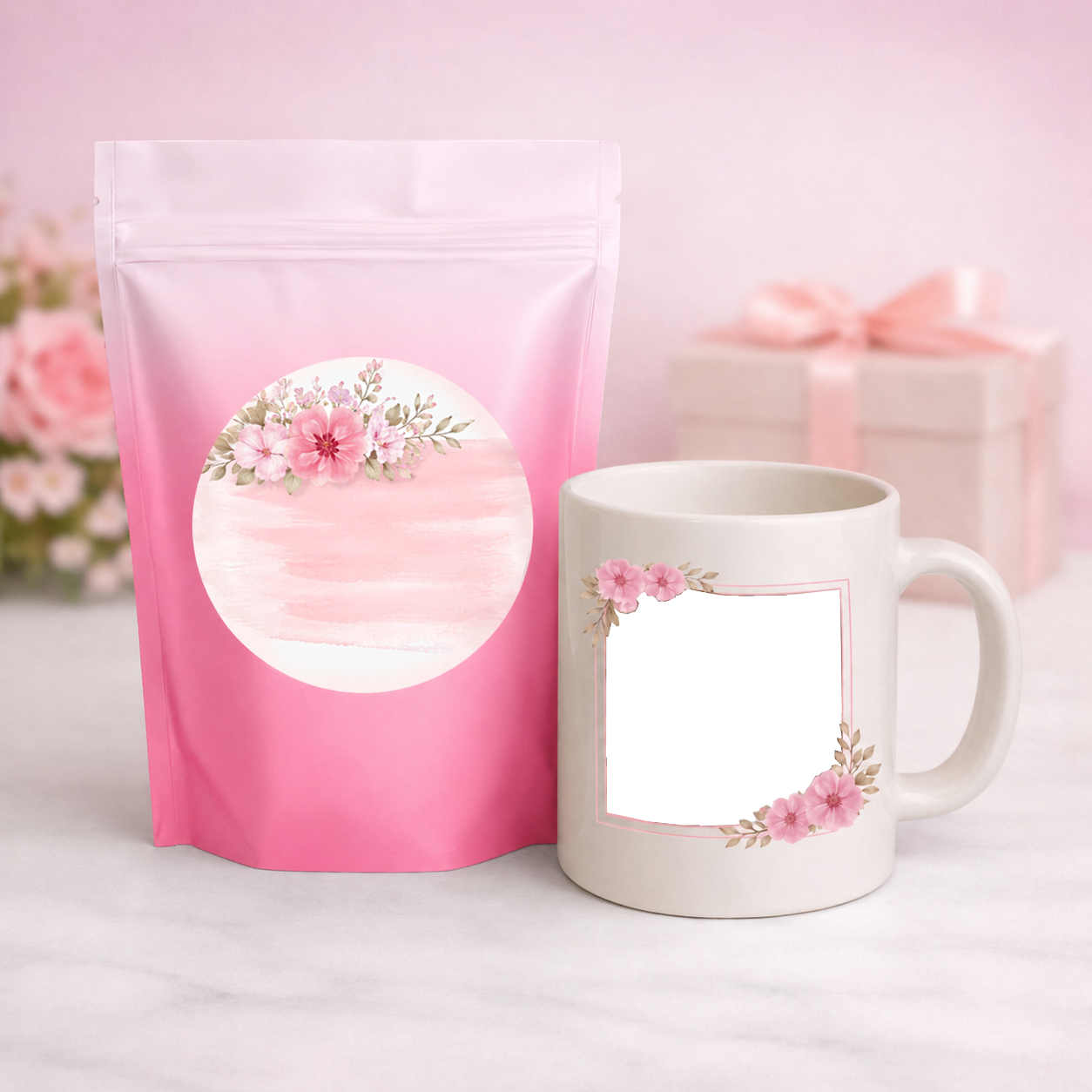 Presentpaket | Kaffe & Mugg | Foto | Text
